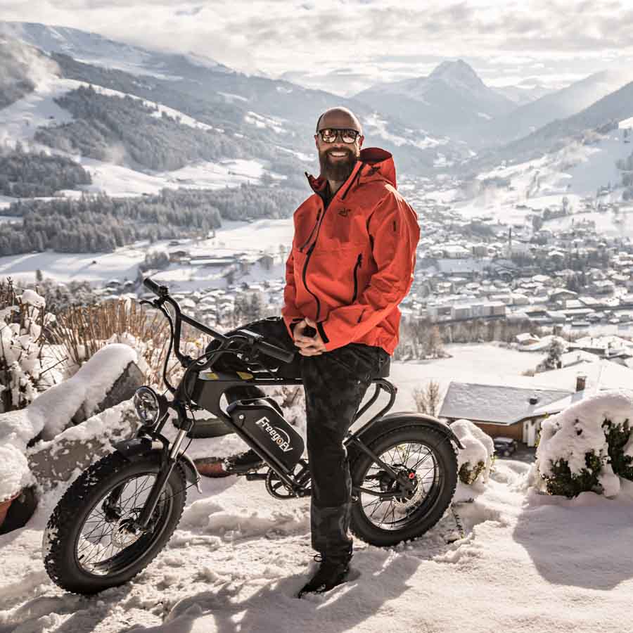 Freego DK200 Off Road Mountain Electric Bike 20'' Fat tires 20Ah Lithium Battery,range (km): 40km -50km,Max Speed: 25km/h,DK200,DK201.