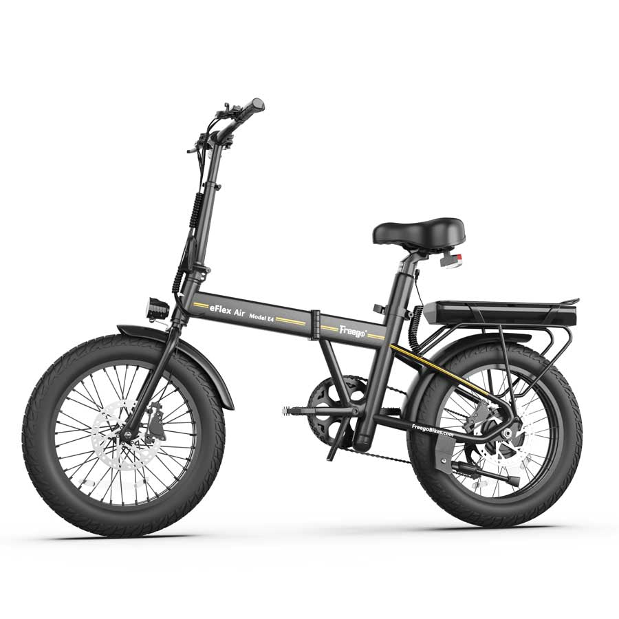 Freego E4 Pro | Folding Electric Bike with Dual Battery & Long range,Speed: 25 mph,Range:Up to 70 miles, (E4 & E4 Pro).