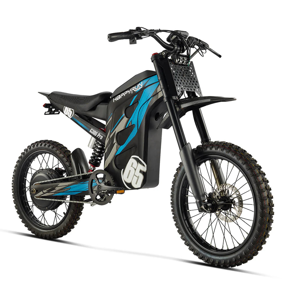 HappyRun 6500W Electric Dirt Bike G300 Pro 2025 New Tank G300 Pro