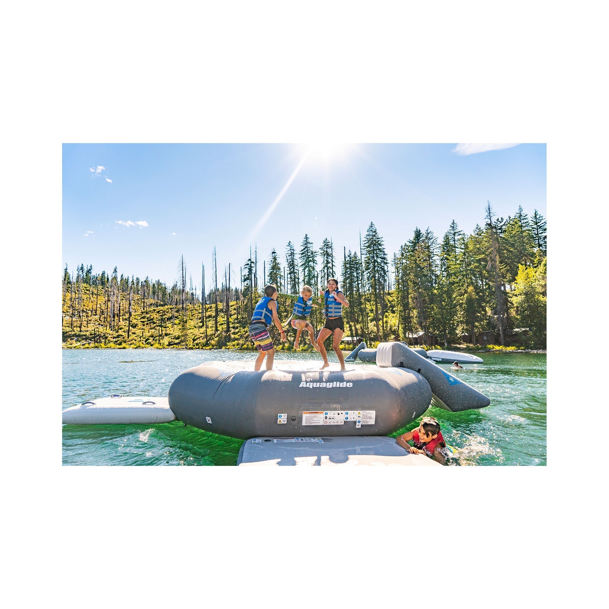 Aquaglide Lakefront Ricochet 12' Bouncer