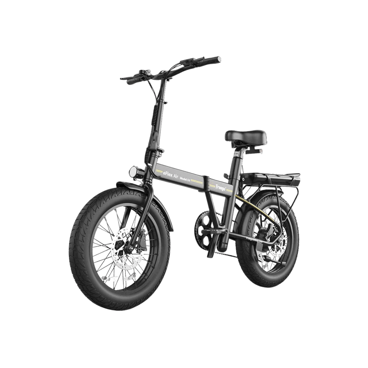 Freego E4 Pro | Folding Electric Bike with Dual Battery & Long range,Speed: 25 mph,Range:Up to 70 miles, (E4 & E4 Pro).