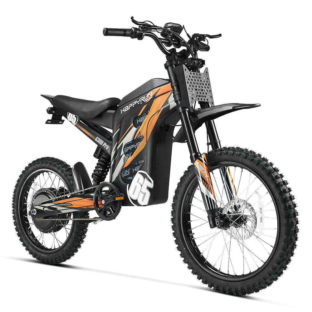HappyRun 6500W Electric Dirt Bike G300 Pro 2025 New Tank G300 Pro