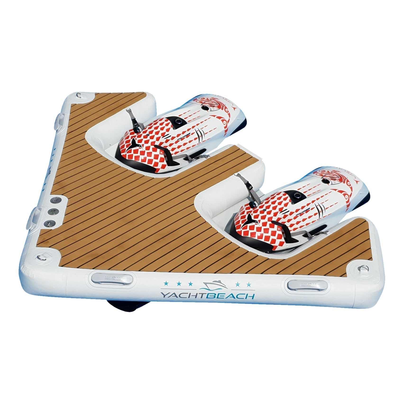 Yachtbeach 2.05 Multi Dock & Lounger Teak Double 6'8"