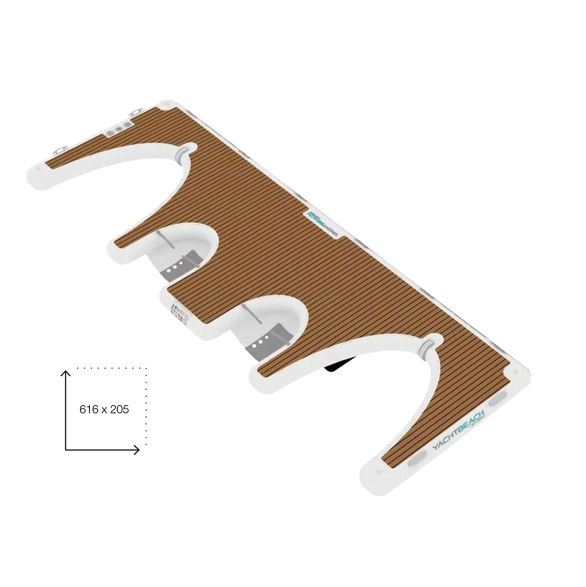 Yachtbeach Toy Dock 6.16 Inflatable Platform 20'2″ x 6'8″