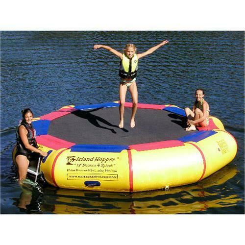 Island Hopper 10’ Bounce and Splash Padded Water Bouncer 10BNS