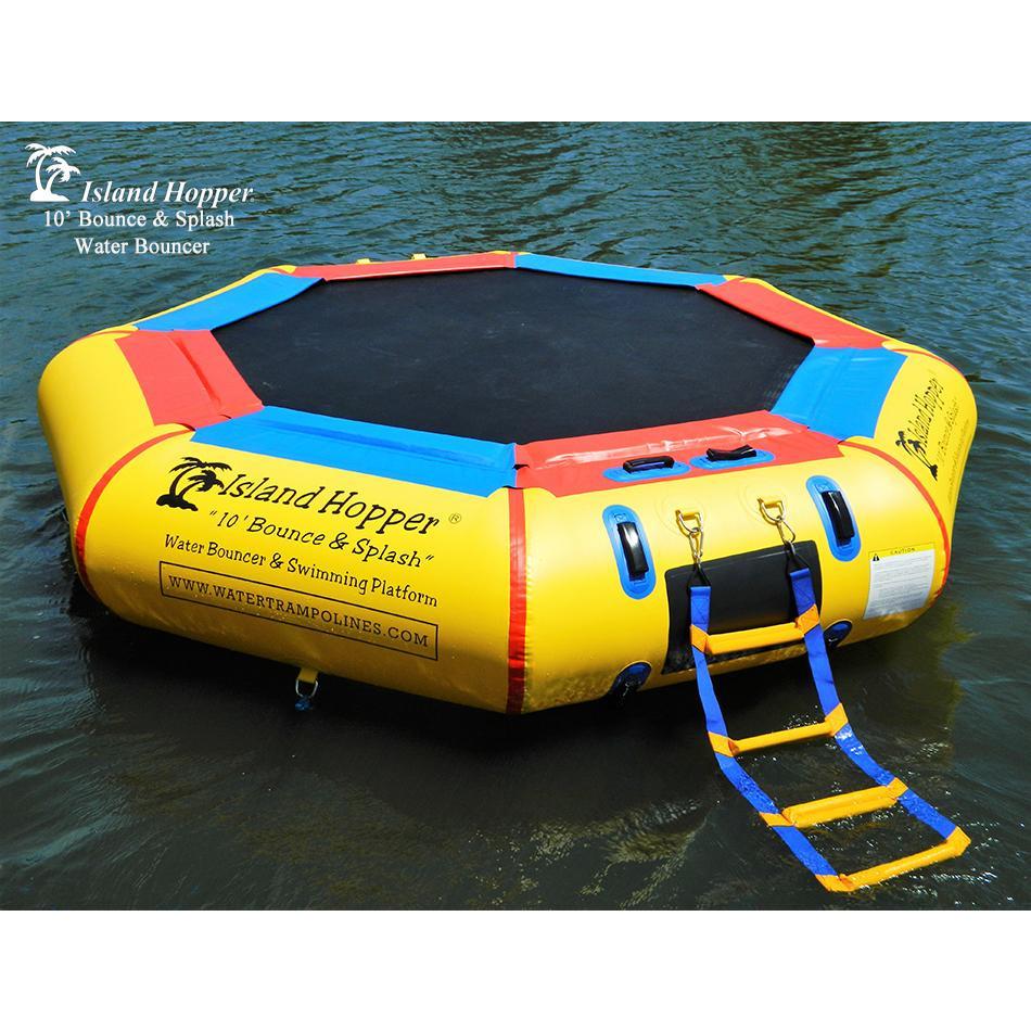 Island Hopper 10’ Bounce and Splash Padded Water Bouncer 10BNS