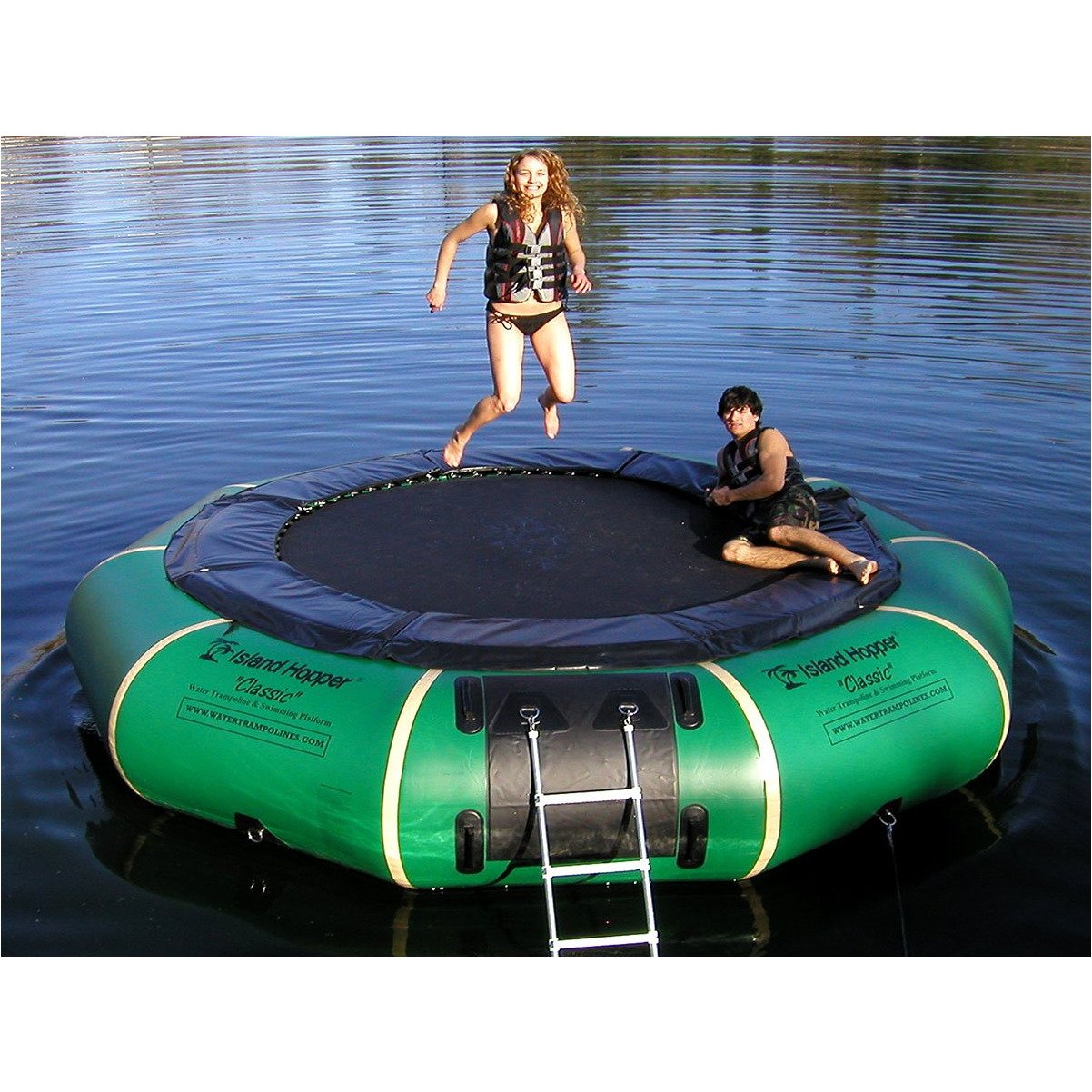 Island Hopper 15 Classic Water Trampoline 15'PVCTUBE GR