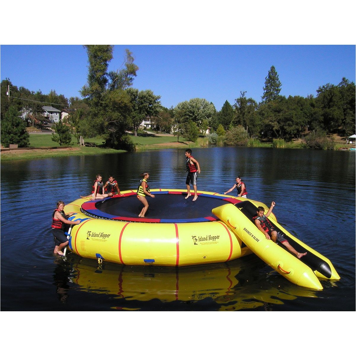 Island Hopper 25' Giant Jump Water Trampoline 25PVCTUBE