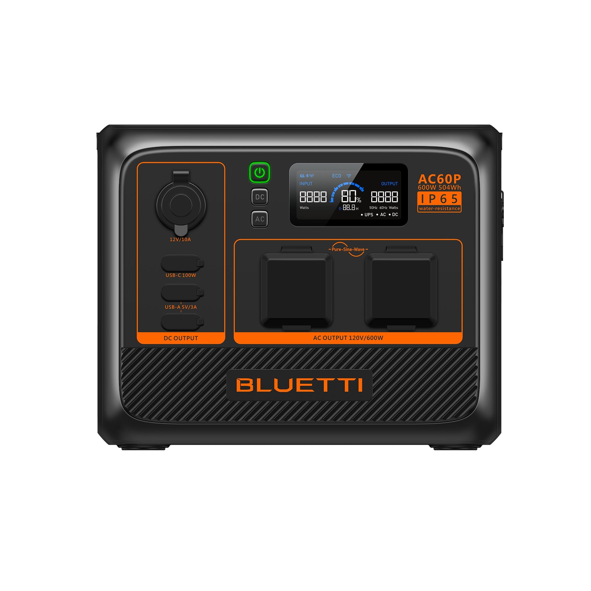 BLUETTI AC60+SP100L Solar Generator | 600W 403Wh