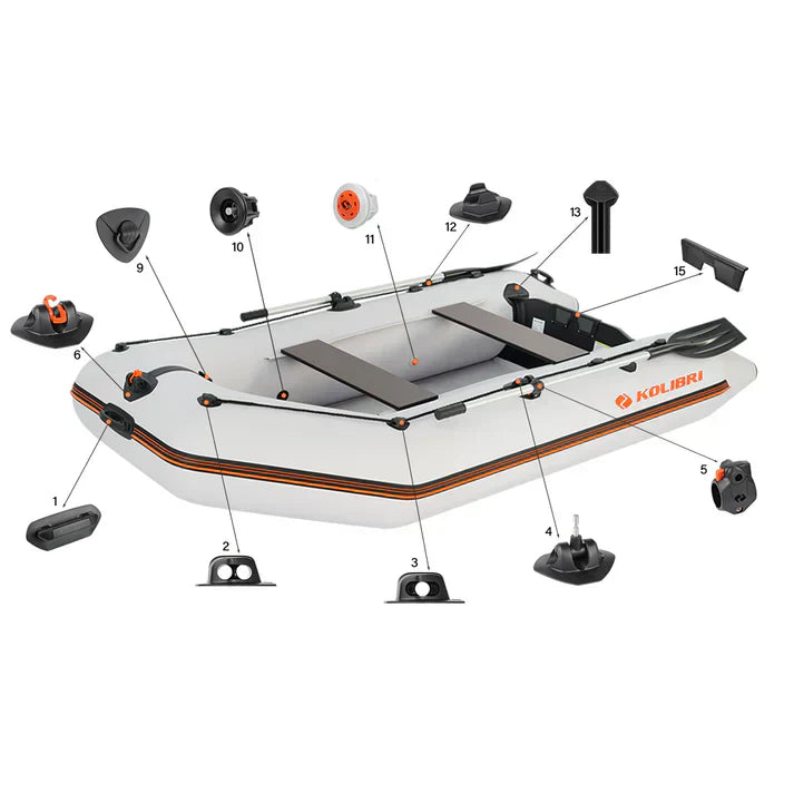 Kolibri Marine  9'2" Inflatable Boat KM-280