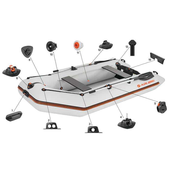 Kolibri Marine 10'10" Inflatable Boat KM-330