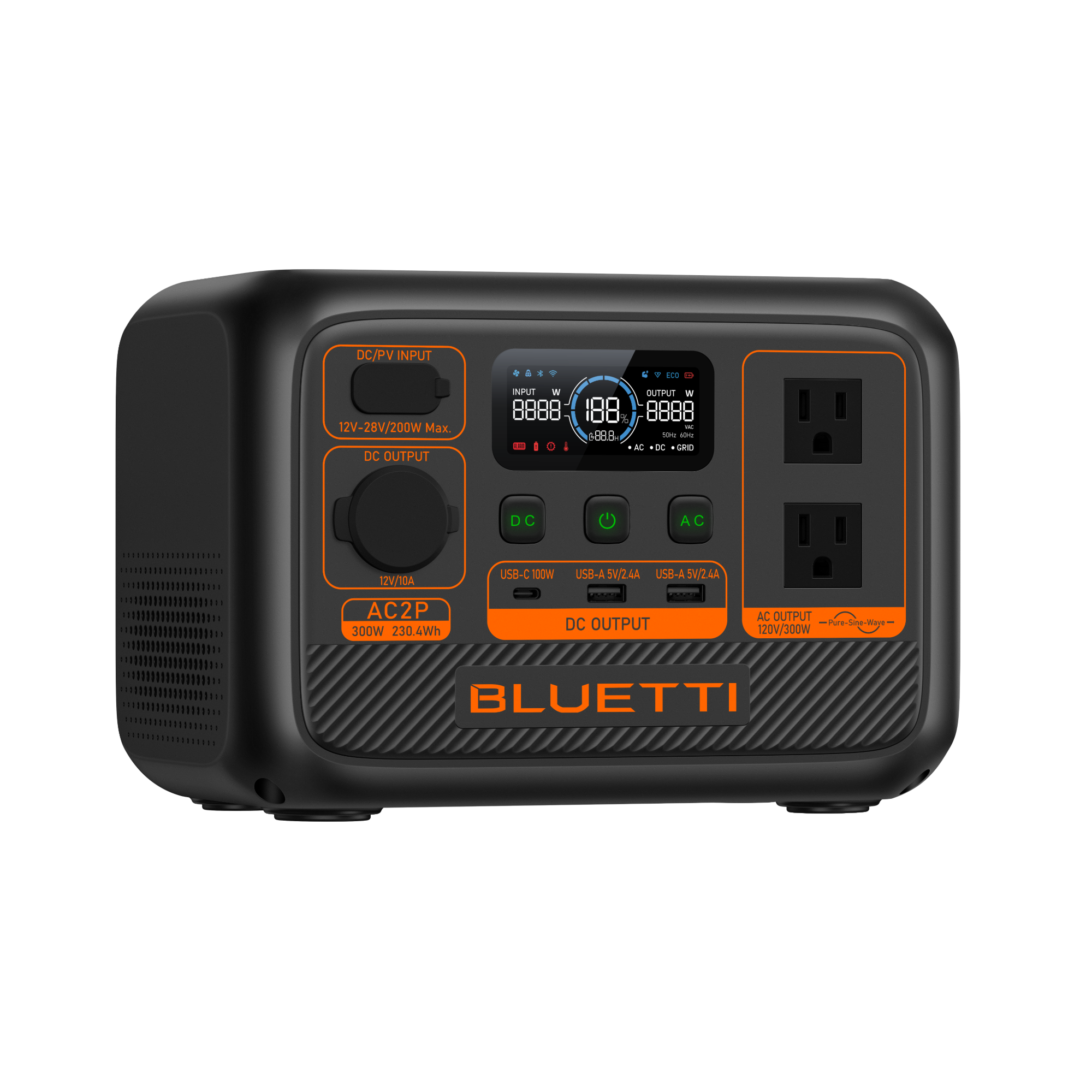 BLUETTI AC2P Portable Power Station-A
