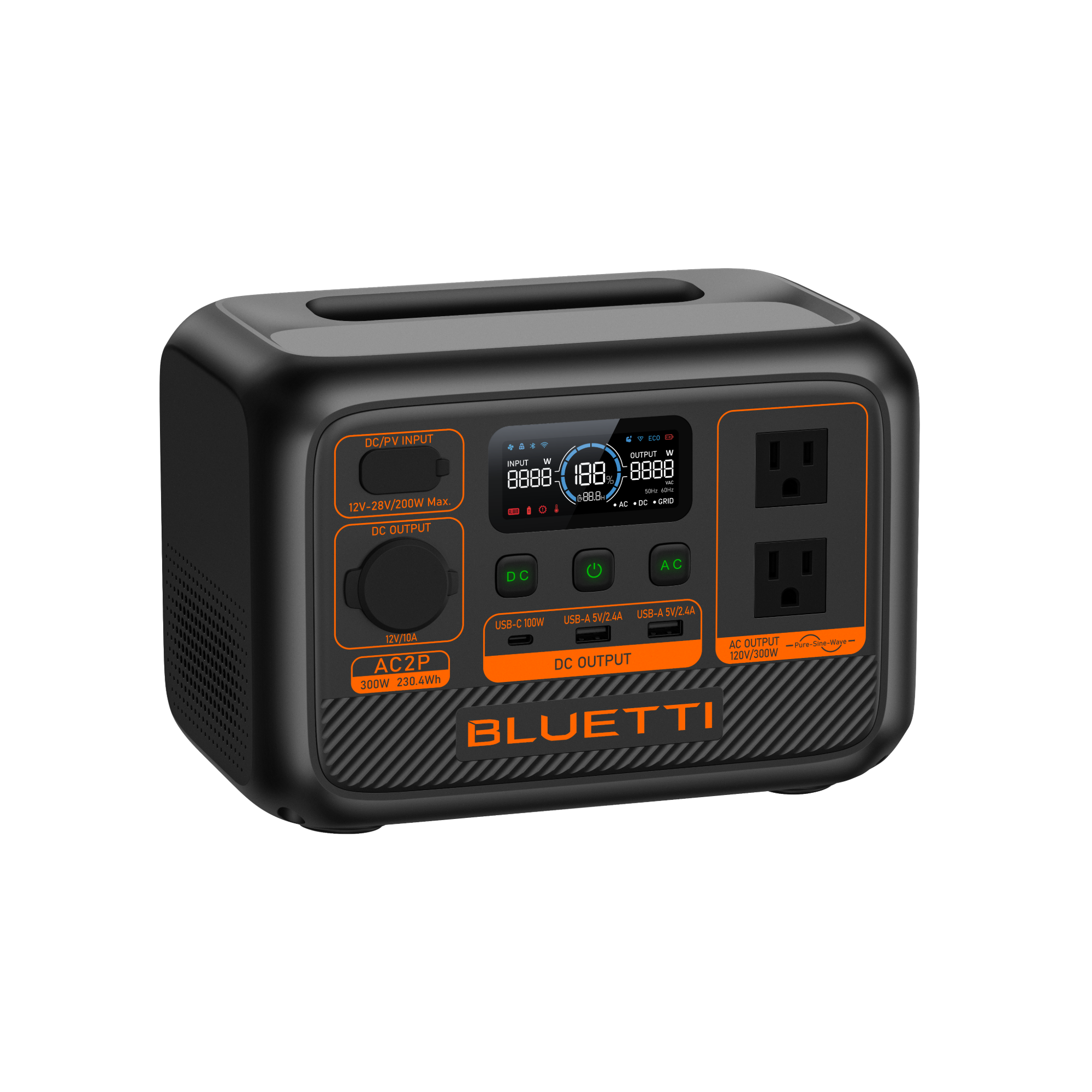 BLUETTI AC2P Portable Power Station-A