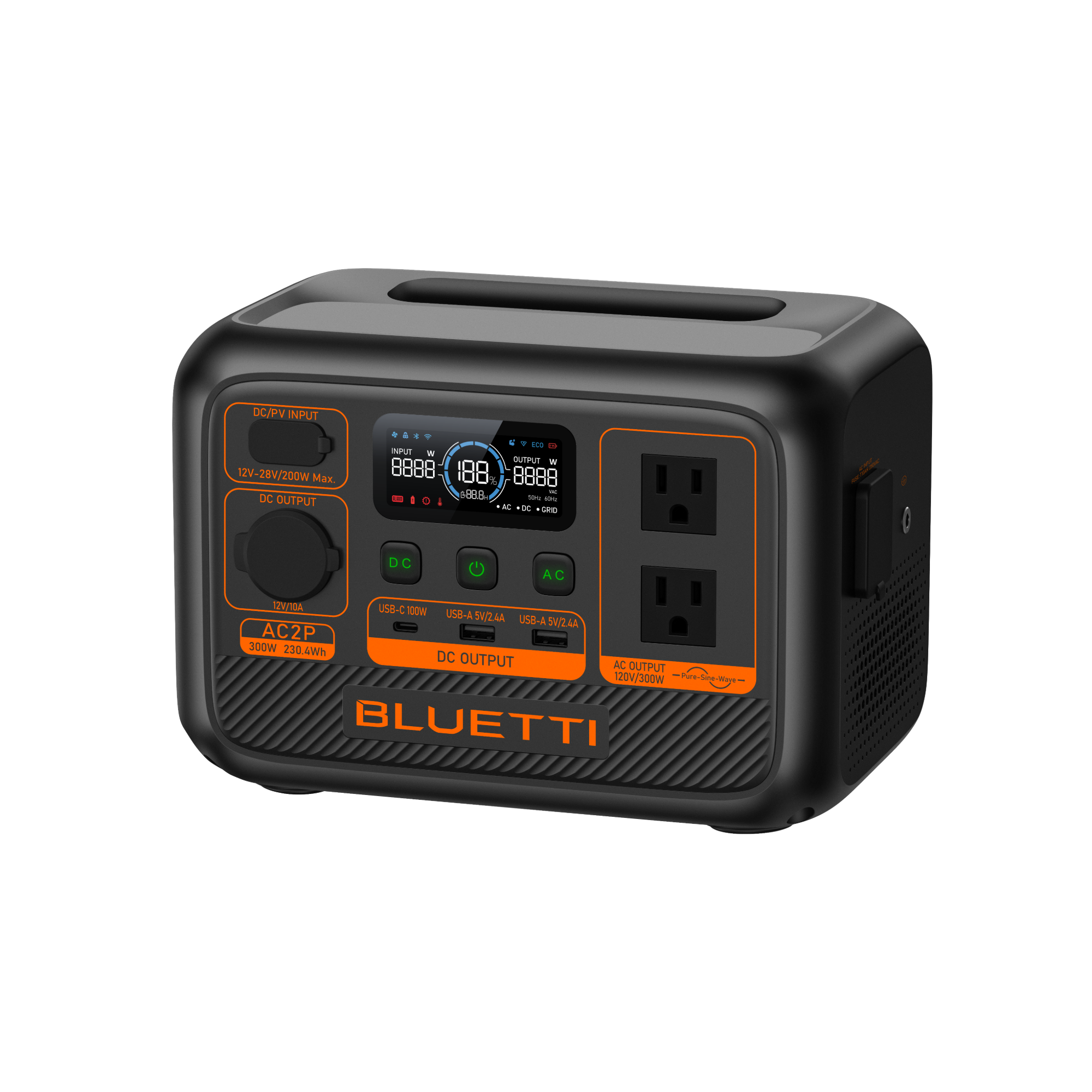 BLUETTI AC2P Portable Power Station-A