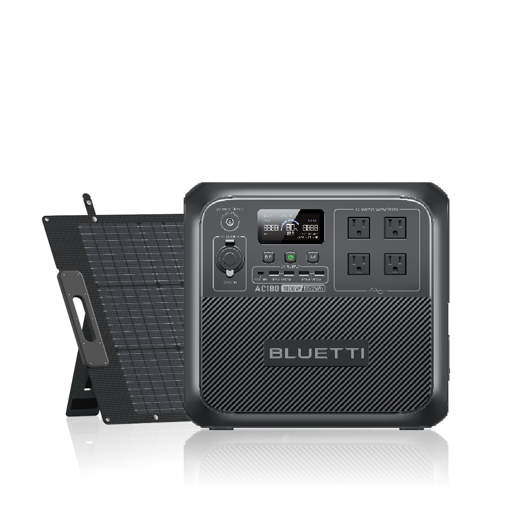 BLUETTI AC180 Solar Generator | 1,800W 1,152Wh