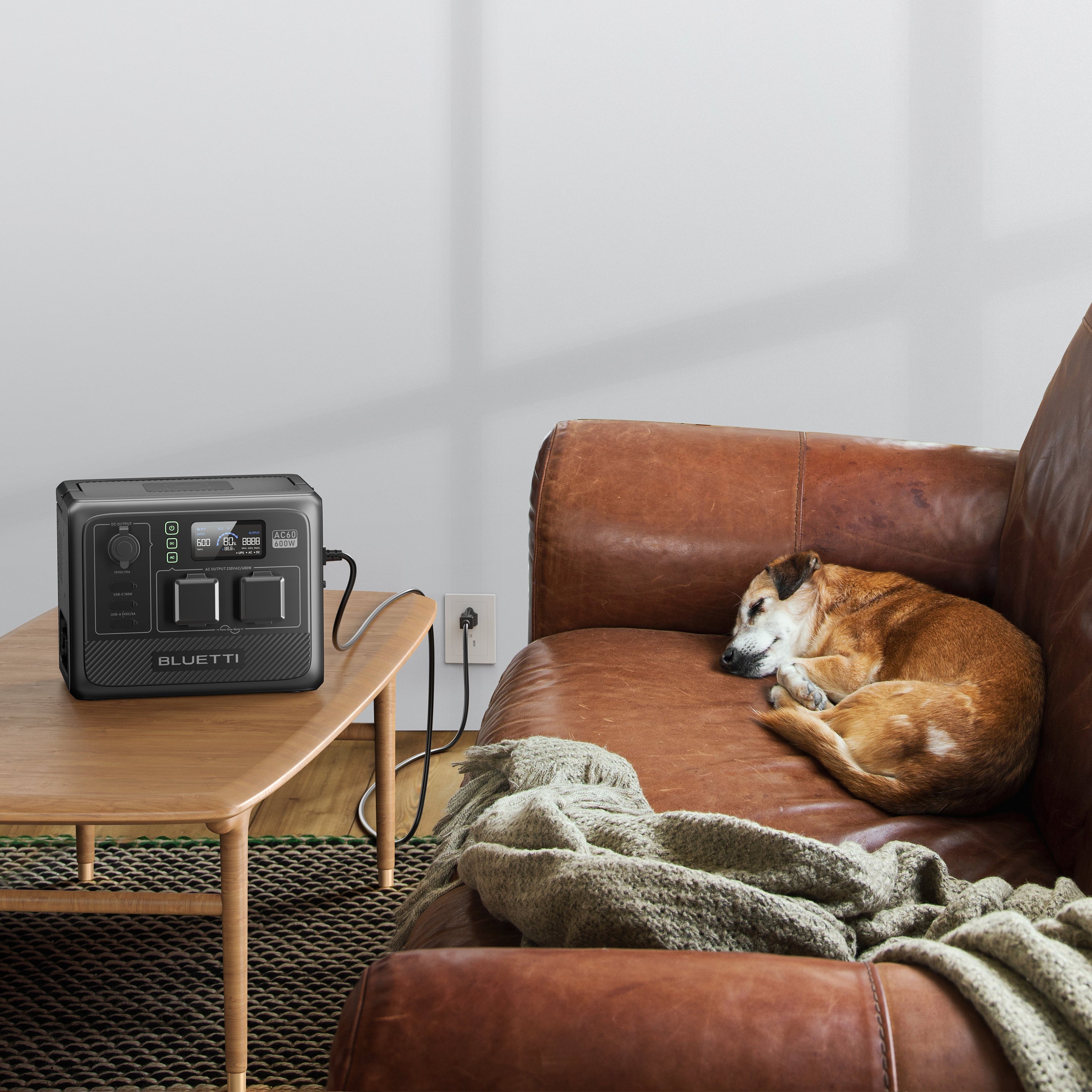 BLUETTI AC60+SP100L Solar Generator | 600W 403Wh
