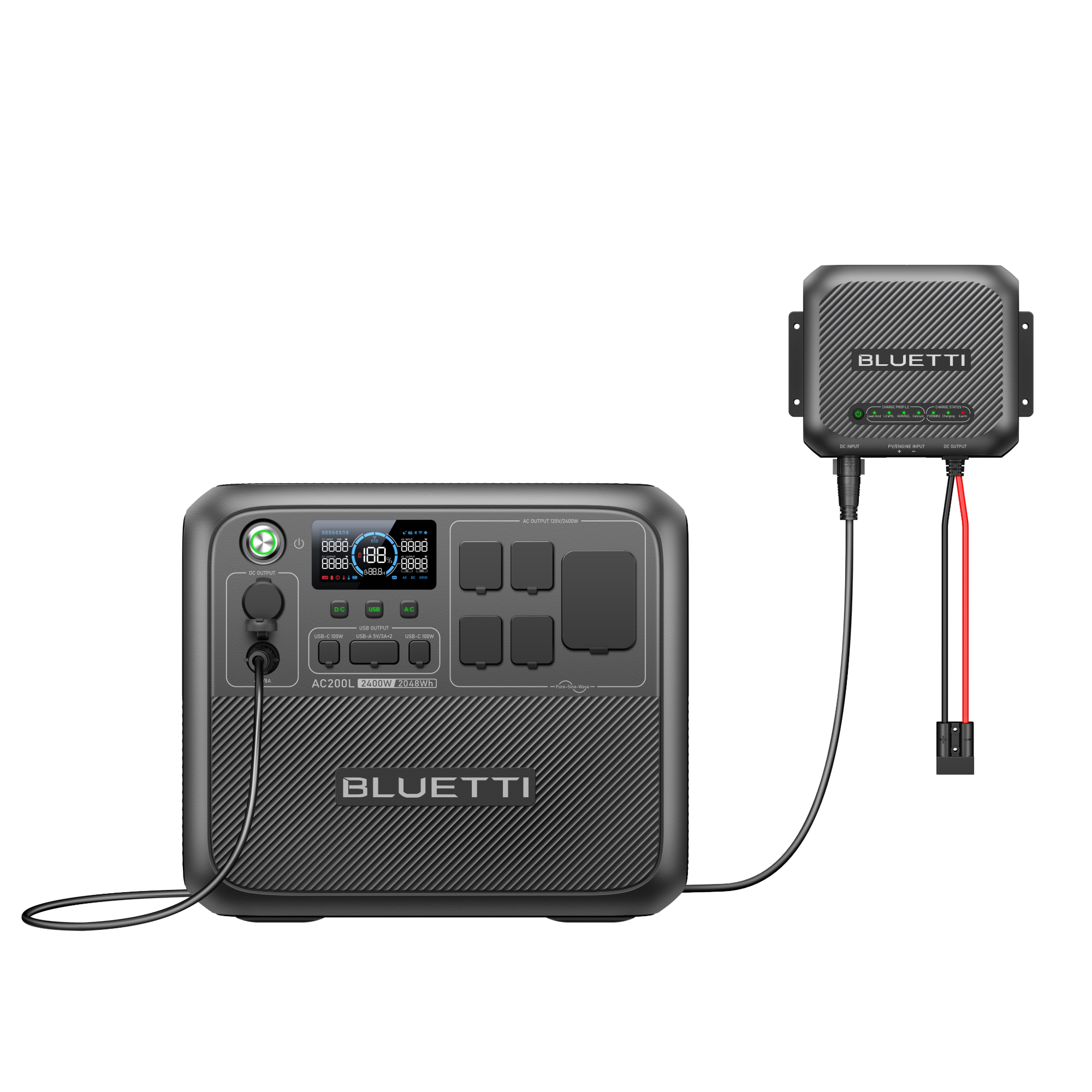 BLUETTI AC200L Solar Generator | 2,400W 2,048Wh