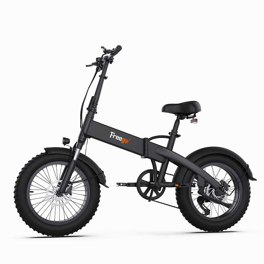 Freego eFlex Raptor E1 Shimano 7-Speed Foldable Fat Tire City Electric Bike,E1-1.