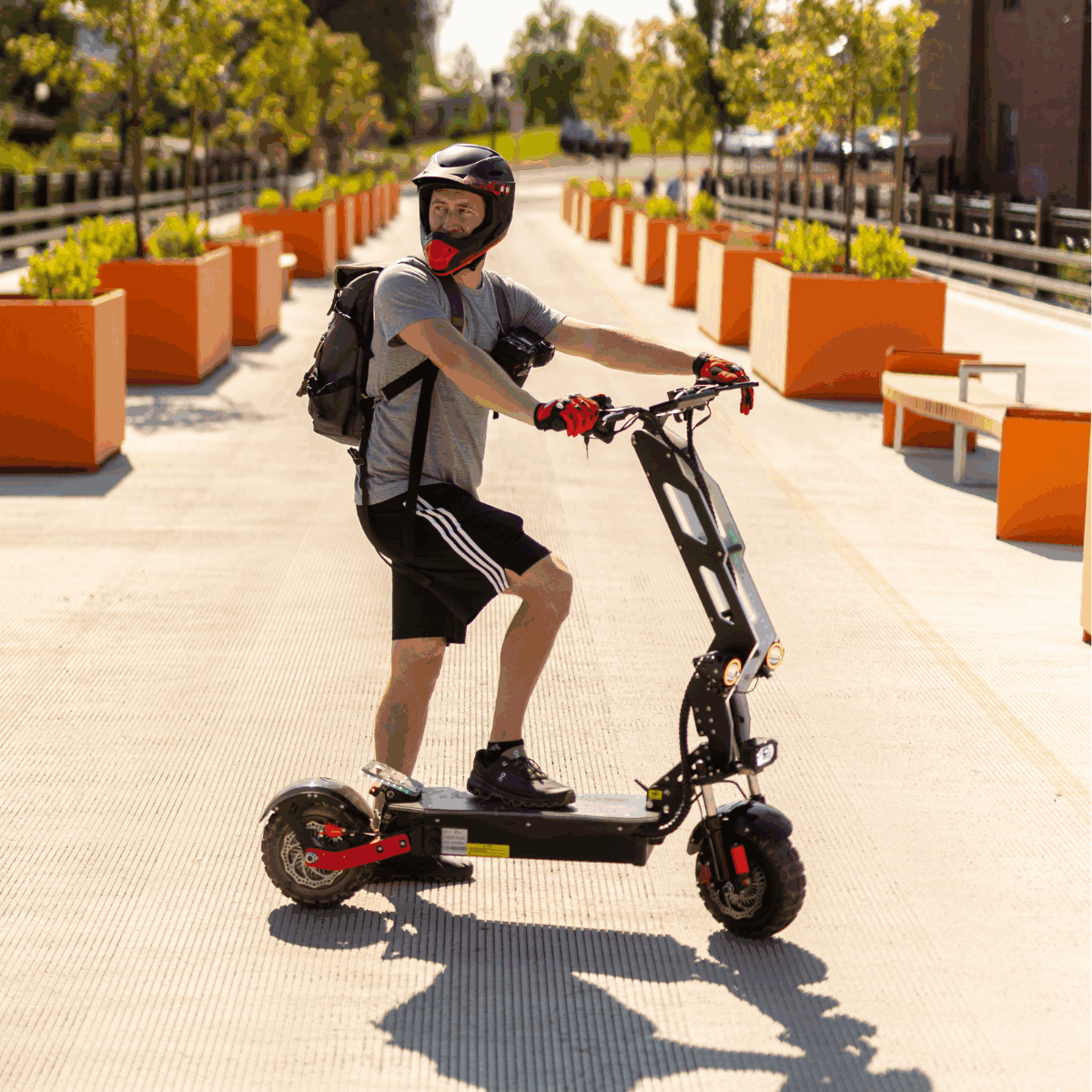 Freego D11 Landtiger Electric Scooter Foldable Dual Motor 4000W, speed 28mph ,Range 50 miles,D11.
