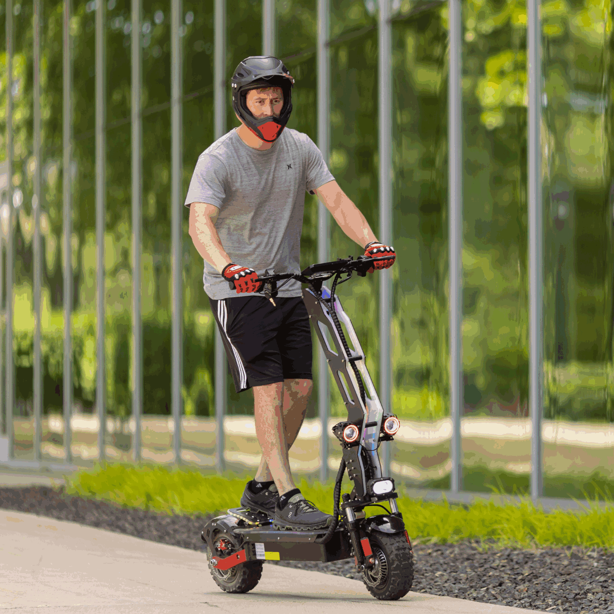 Freego D11 Landtiger Electric Scooter Foldable Dual Motor 4000W, speed 28mph ,Range 50 miles,D11.