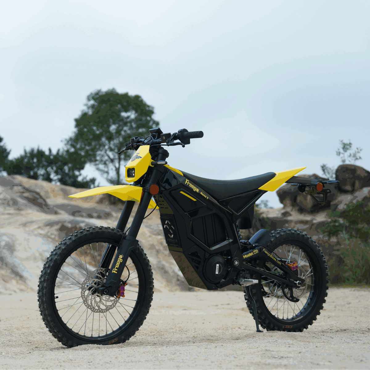 Freego Nova 5 Mid-Drive Off-Road Electric Dirt Bike, speed 53mph (85km/h) , Range 70 miles,Nova5.