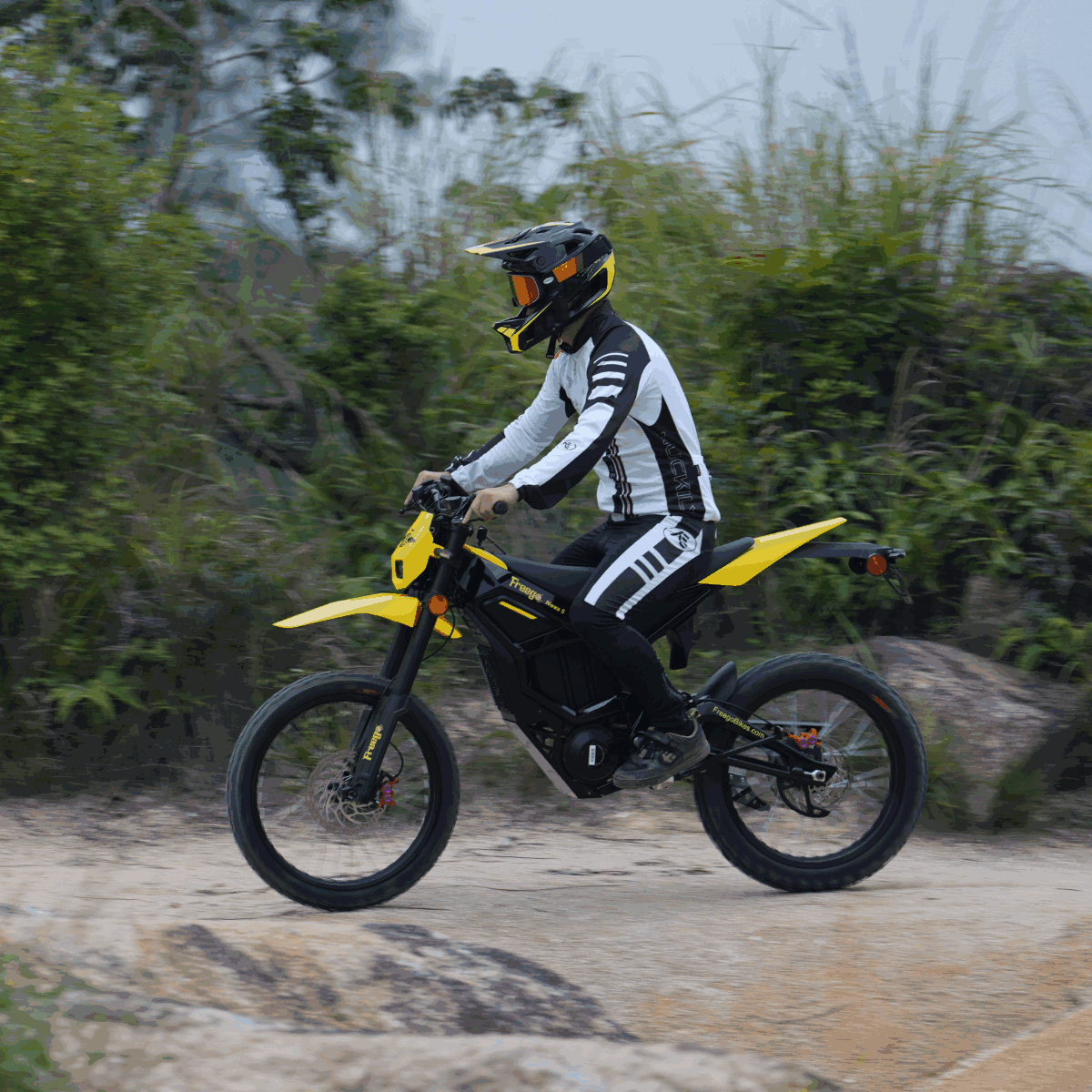 Freego Nova 5 Mid-Drive Off-Road Electric Dirt Bike, speed 53mph (85km/h) , Range 70 miles,Nova5.