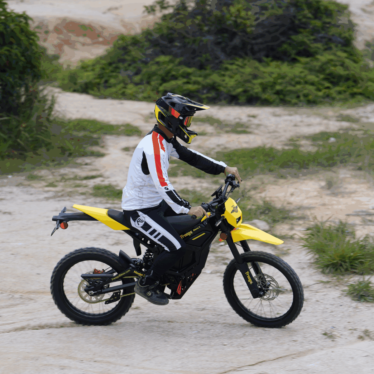 Freego Nova 5 Mid-Drive Off-Road Electric Dirt Bike, speed 53mph (85km/h) , Range 70 miles,Nova5.