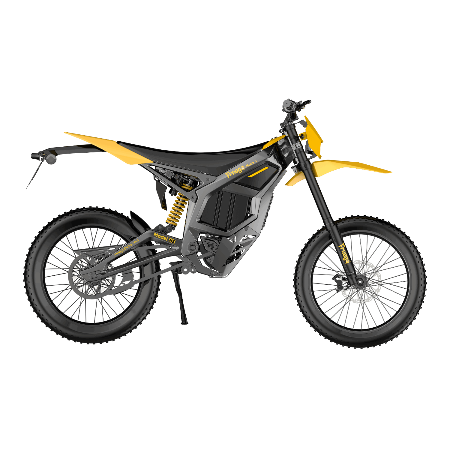 Freego Nova 5 Mid-Drive Off-Road Electric Dirt Bike, speed 53mph (85km/h) , Range 70 miles,Nova5.