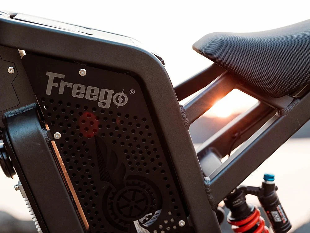 Freego X2 Pro All-Terrain Dirt eBike,Range (km): 37–56 miles,Speed: 50 mph.