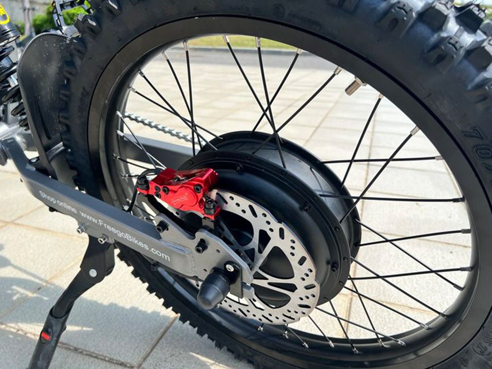 Freego X2 Pro All-Terrain Dirt eBike,Range (km): 37–56 miles,Speed: 50 mph.