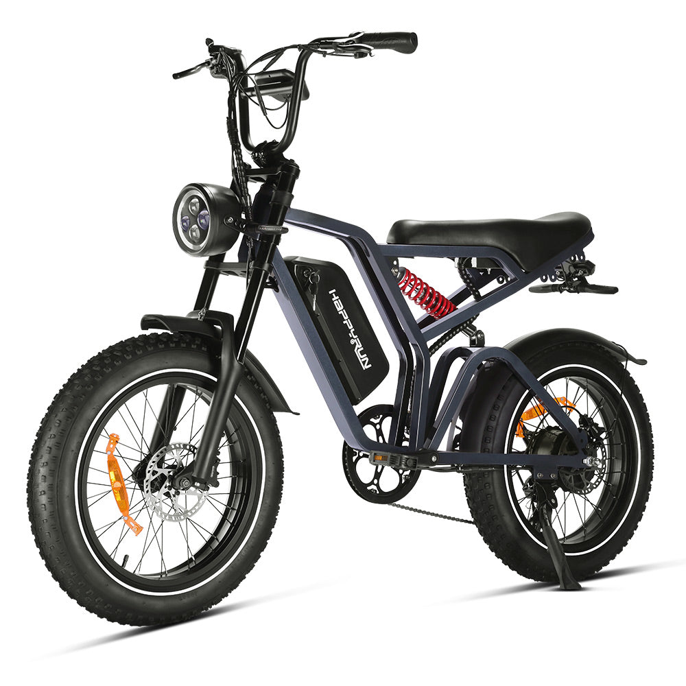 Happyrun Tank G60 Pro 2000W Moped Style Offroad Electric Bike Fat Tire
