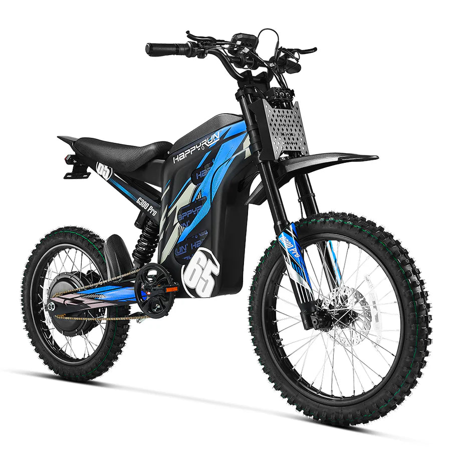 HappyRun 6500W Electric Dirt Bike G300 Pro 2025 New Tank G300 Pro