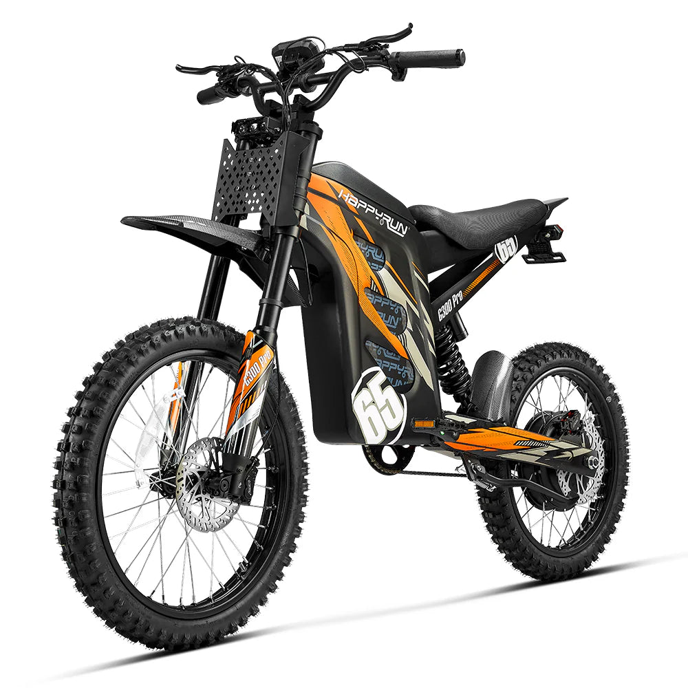 HappyRun 6500W Electric Dirt Bike G300 Pro 2025 New Tank G300 Pro