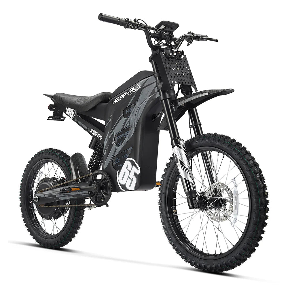HappyRun 6500W Electric Dirt Bike G300 Pro 2025 New Tank G300 Pro