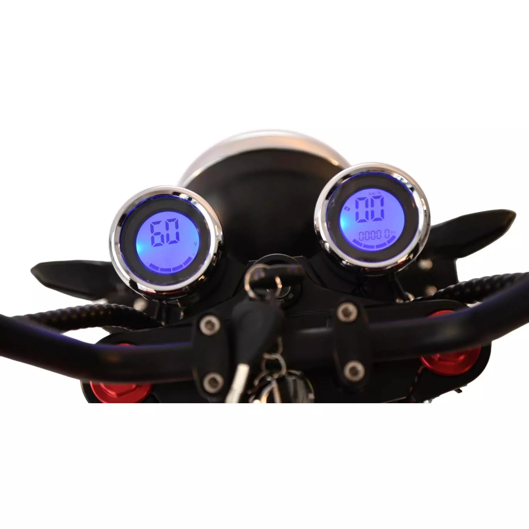 SoverSky - M3 2000w Electric Fat Tire Scooter Chopper Citycoco