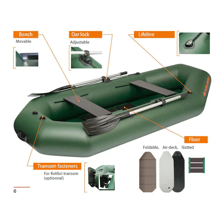 Kolibri Marine 9'10" Inflatable Boat K-300CT