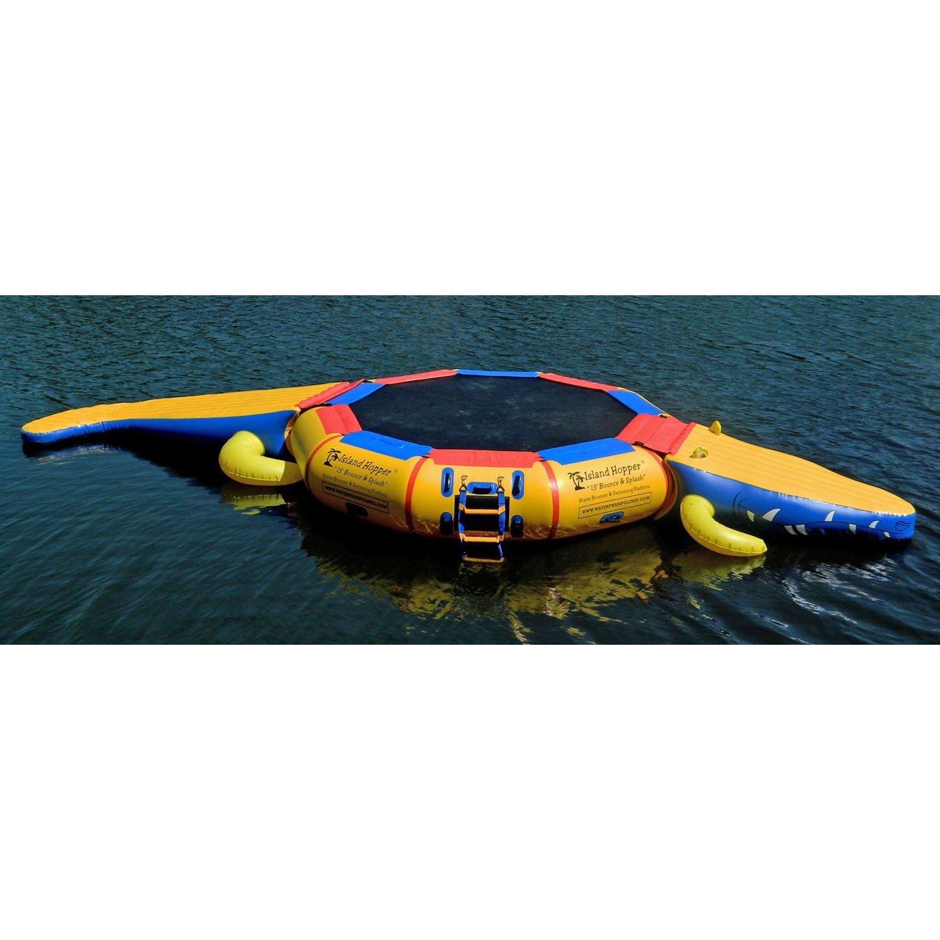 Island Hopper 13′ Gator Monster Water Bouncer Water Park  GWPARK13