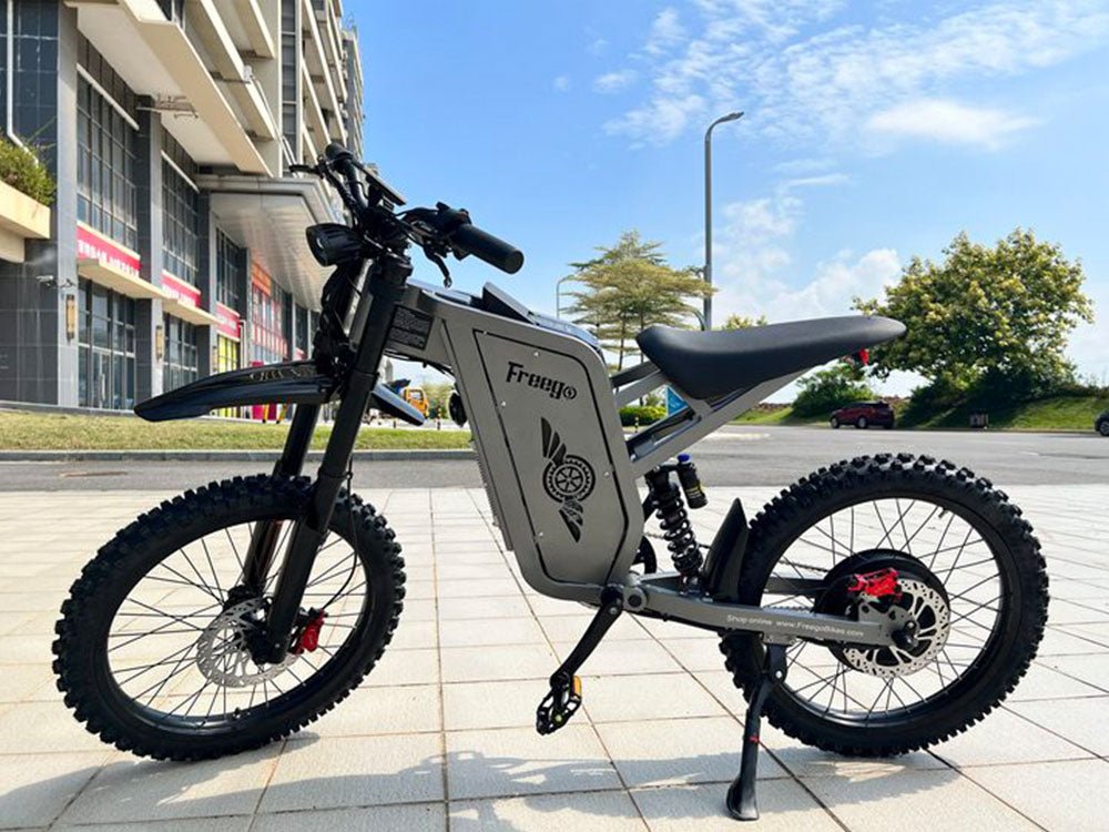Freego X2 Pro All-Terrain Dirt eBike,Range (km): 37–56 miles,Speed: 50 mph.
